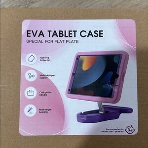 Pink and Purple Tablet Case 10.2 evats